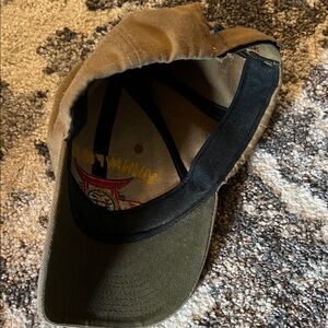 Brown and Black Men's Cap